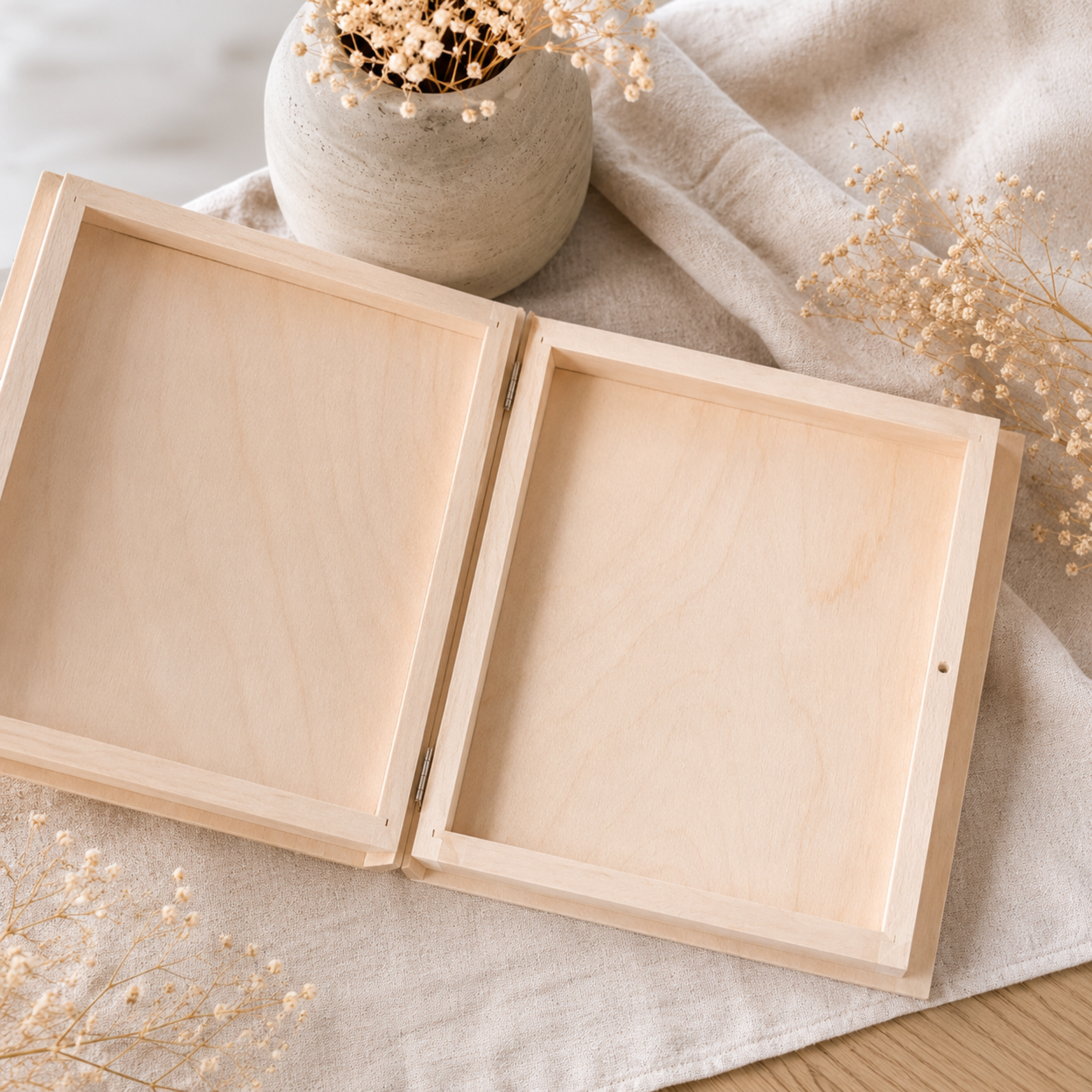 Hochzeitskiste Buch · Set mit Karte, Reagenzglas & Lesezeichen