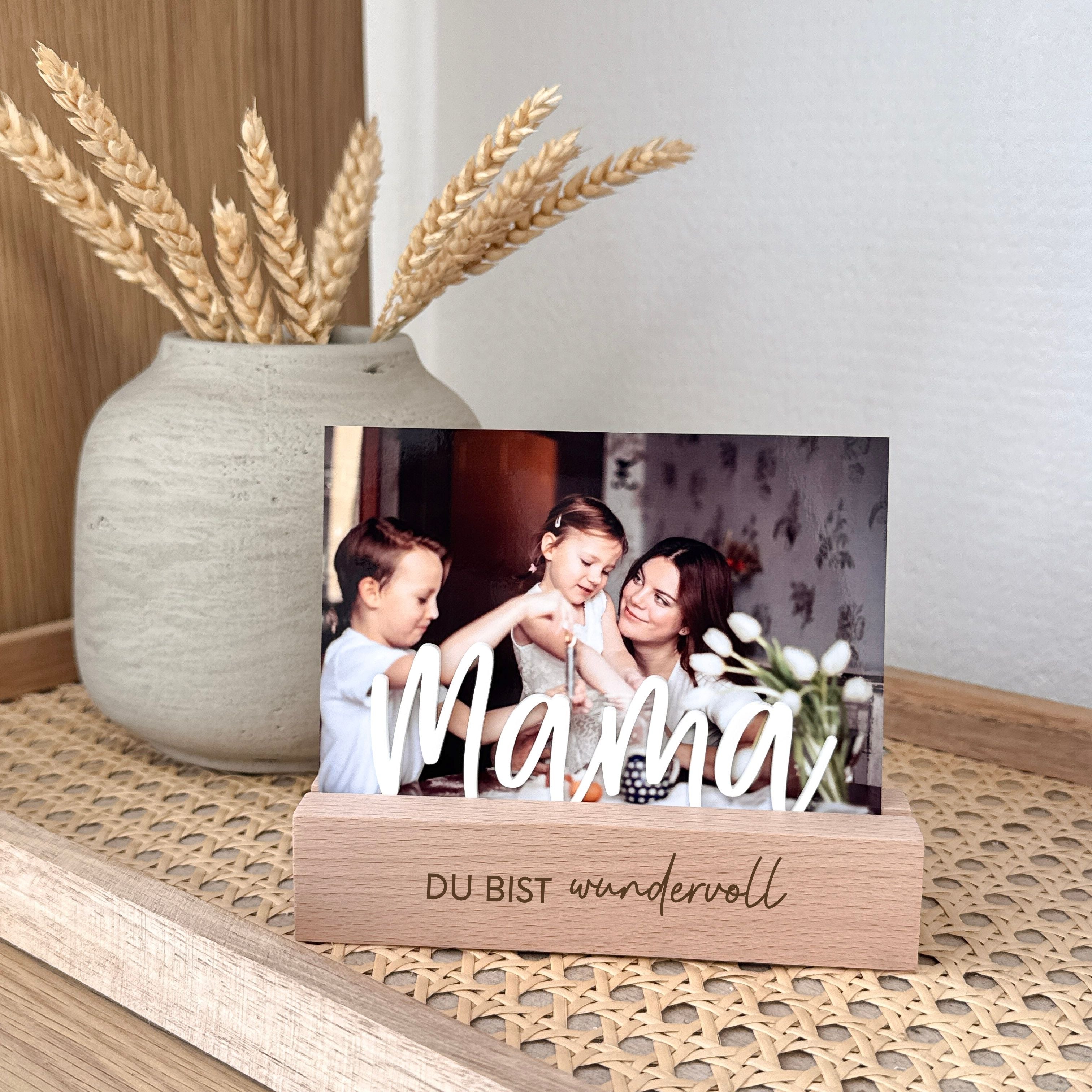 Fotohalter · Muttertag + Acryl