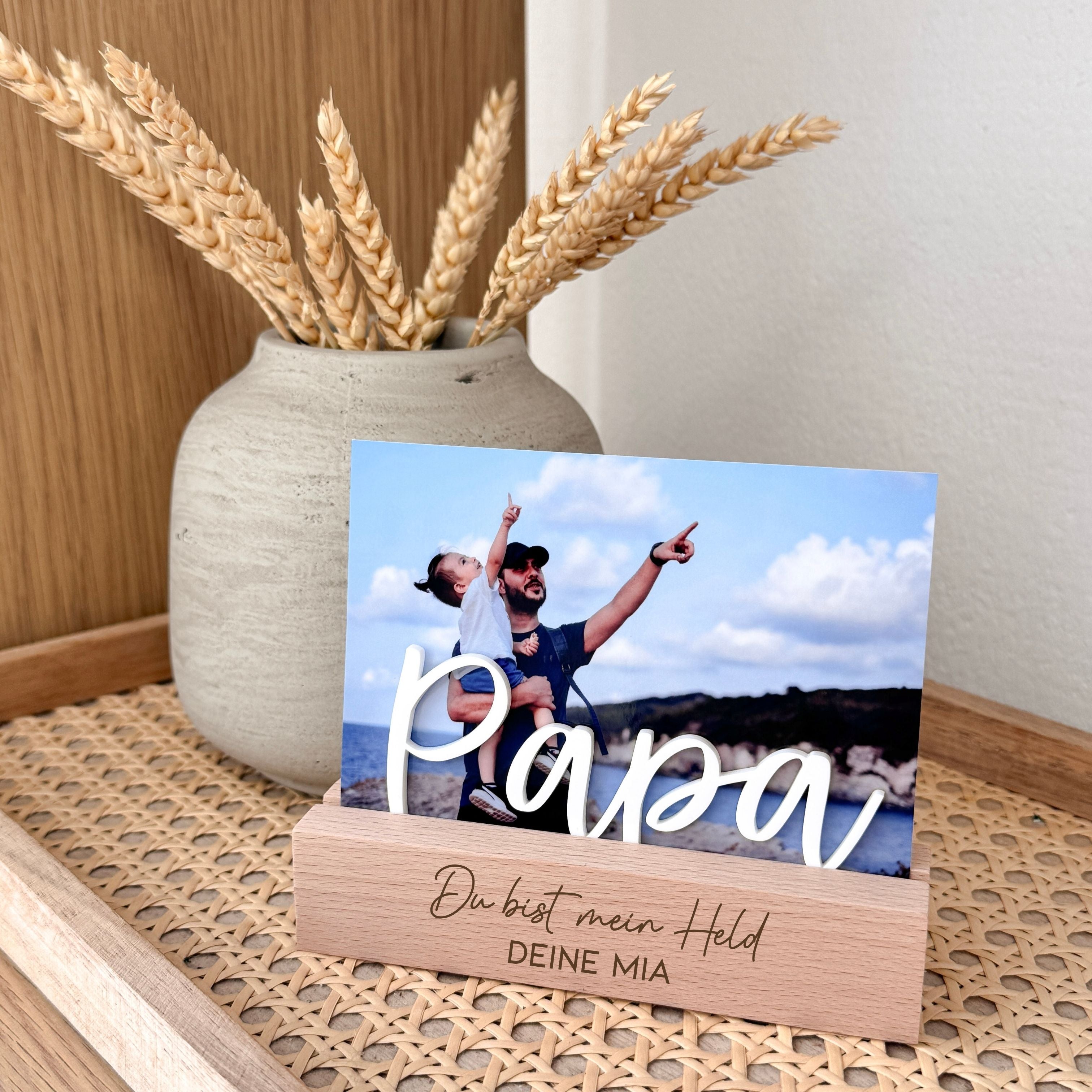 Fotohalter · Vatertag + Acryl