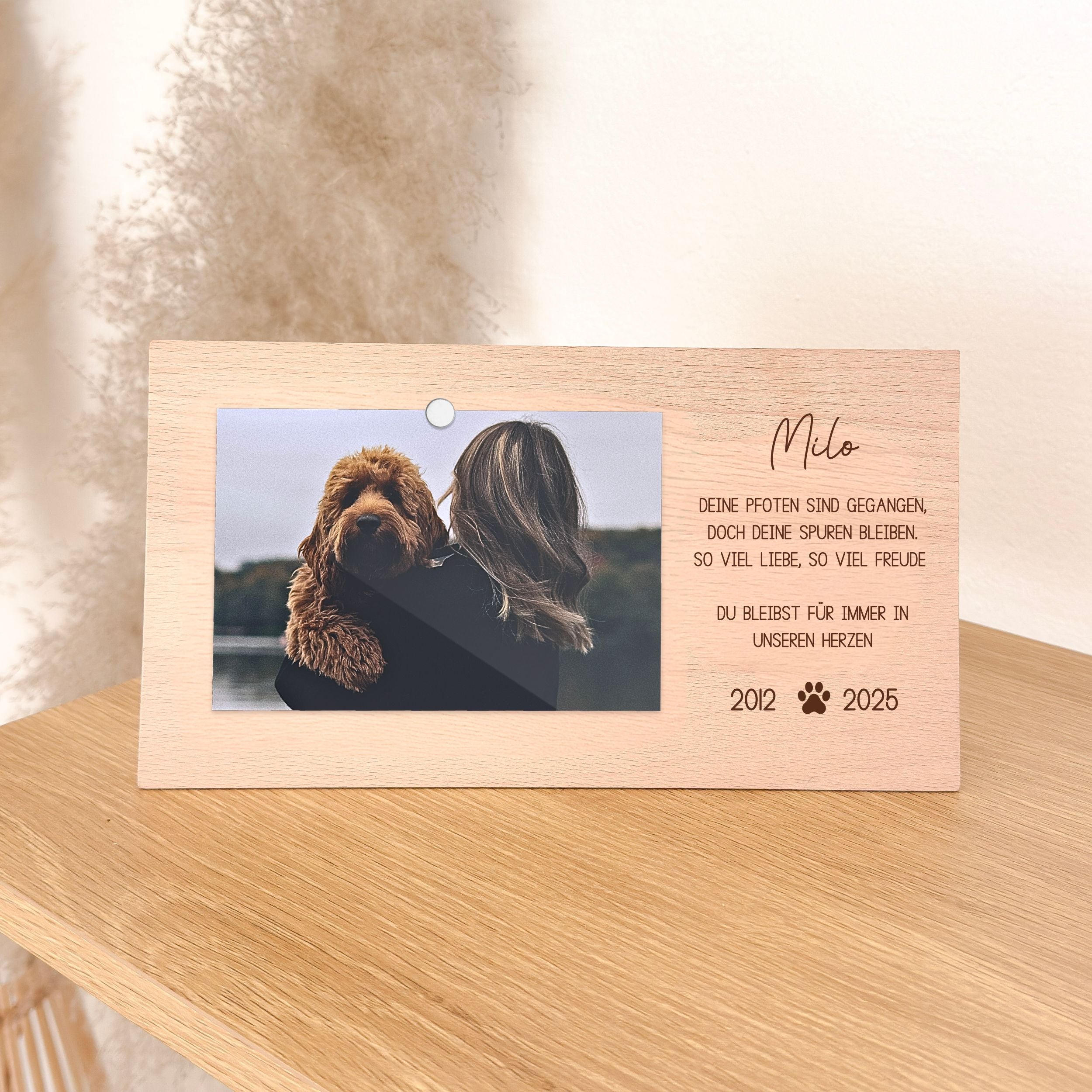 Fotoständer · Haustier: Deine Spuren bleiben