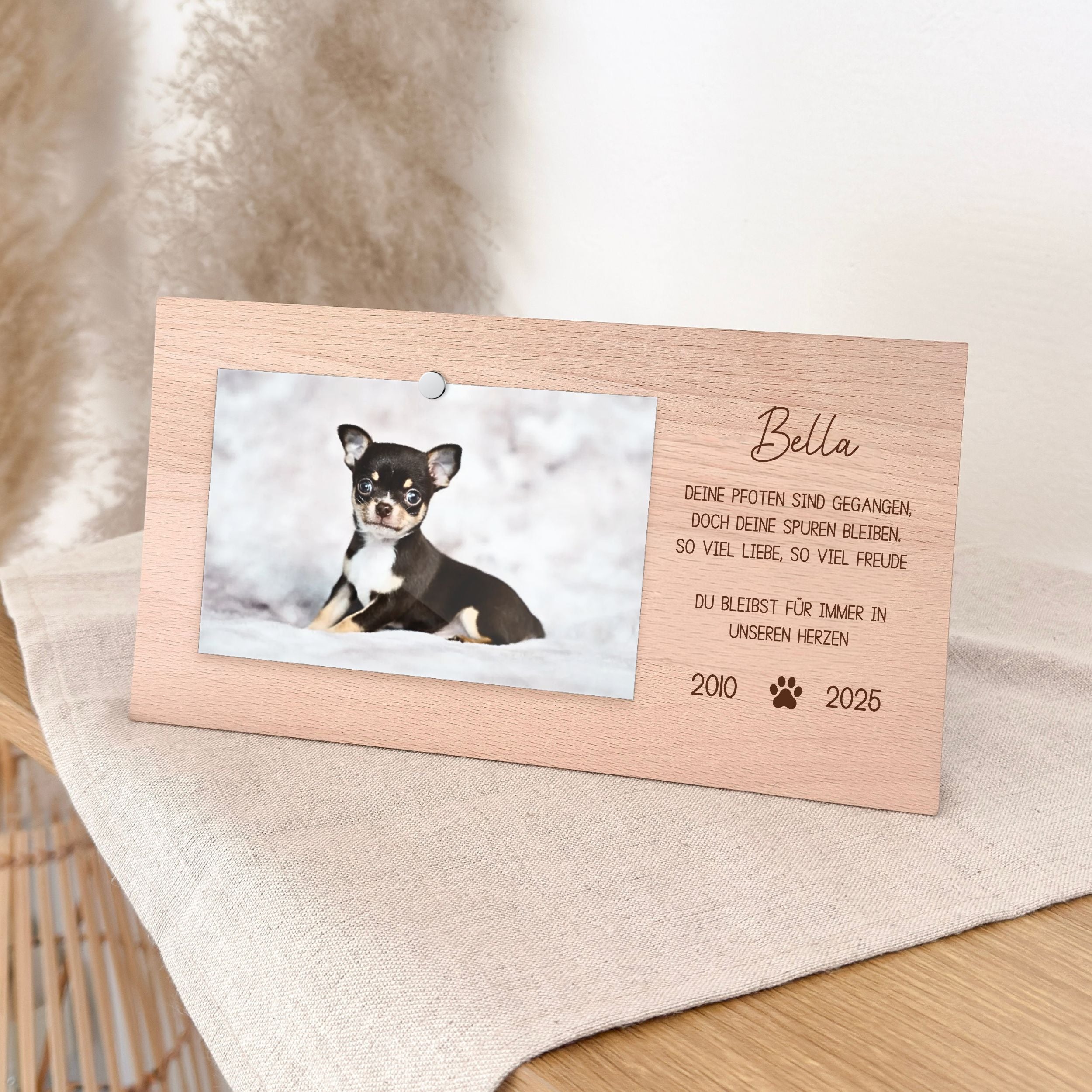 Fotoständer · Haustier: Deine Spuren bleiben