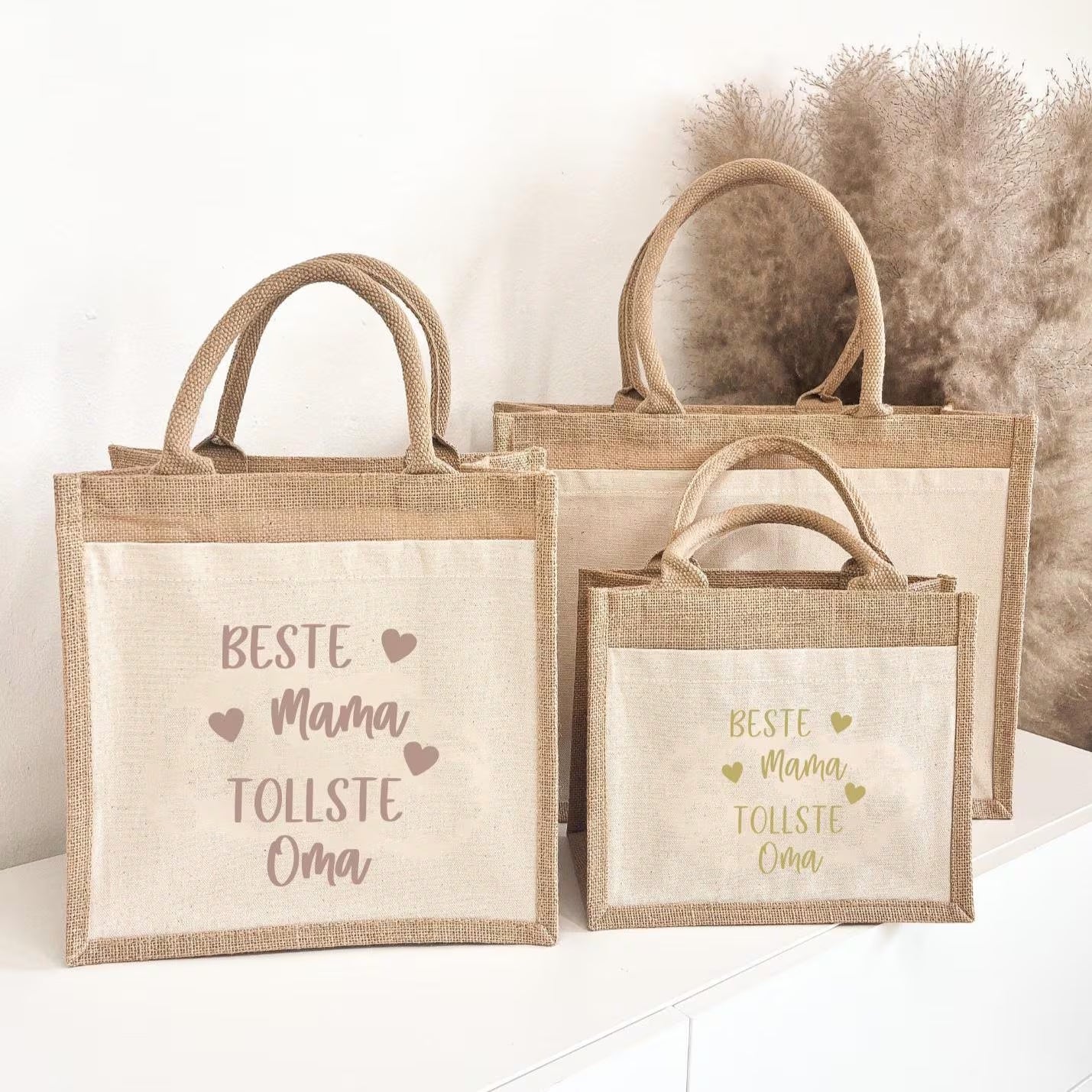 Jute Tasche · Beste Mama / Oma