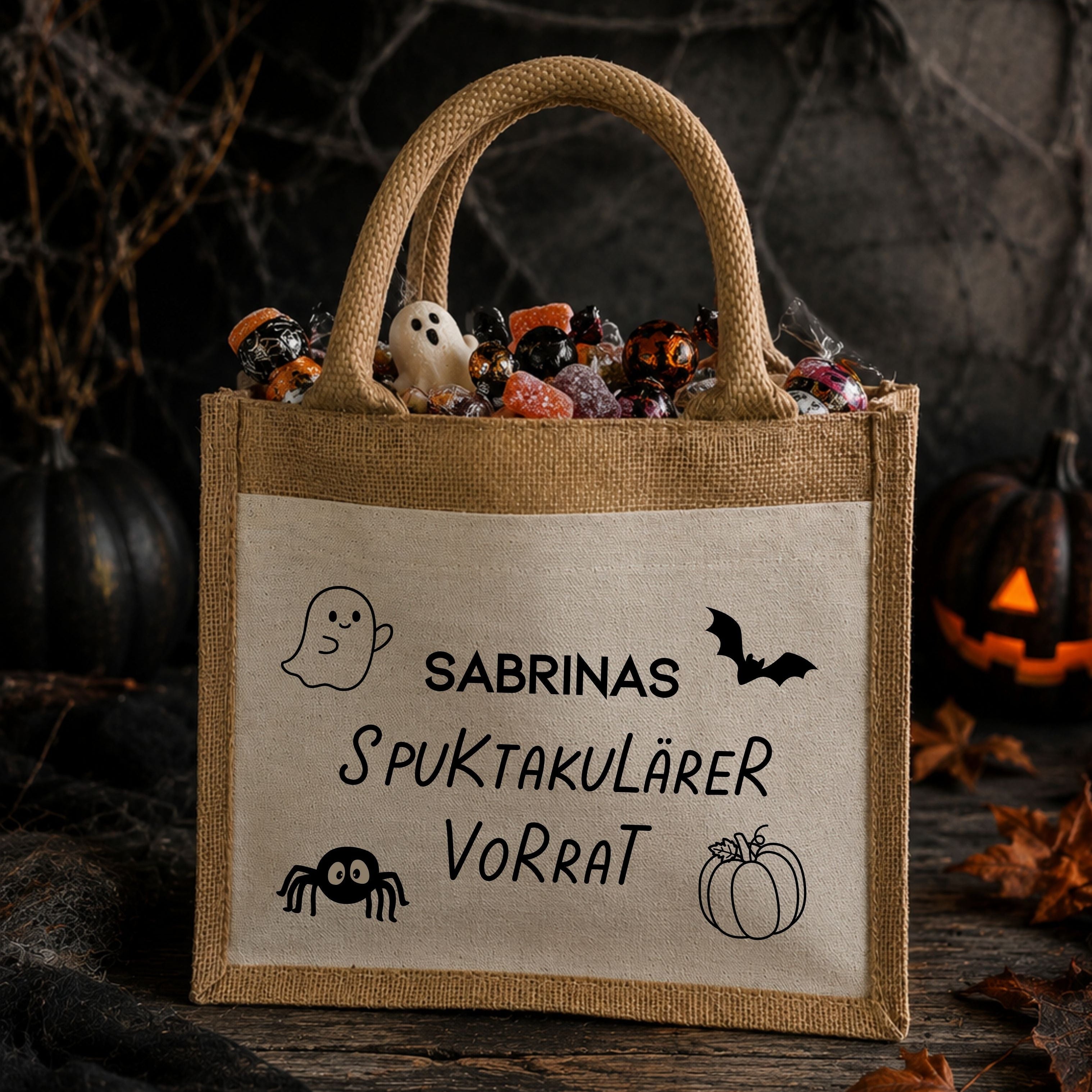 Jute Tasche · Halloween