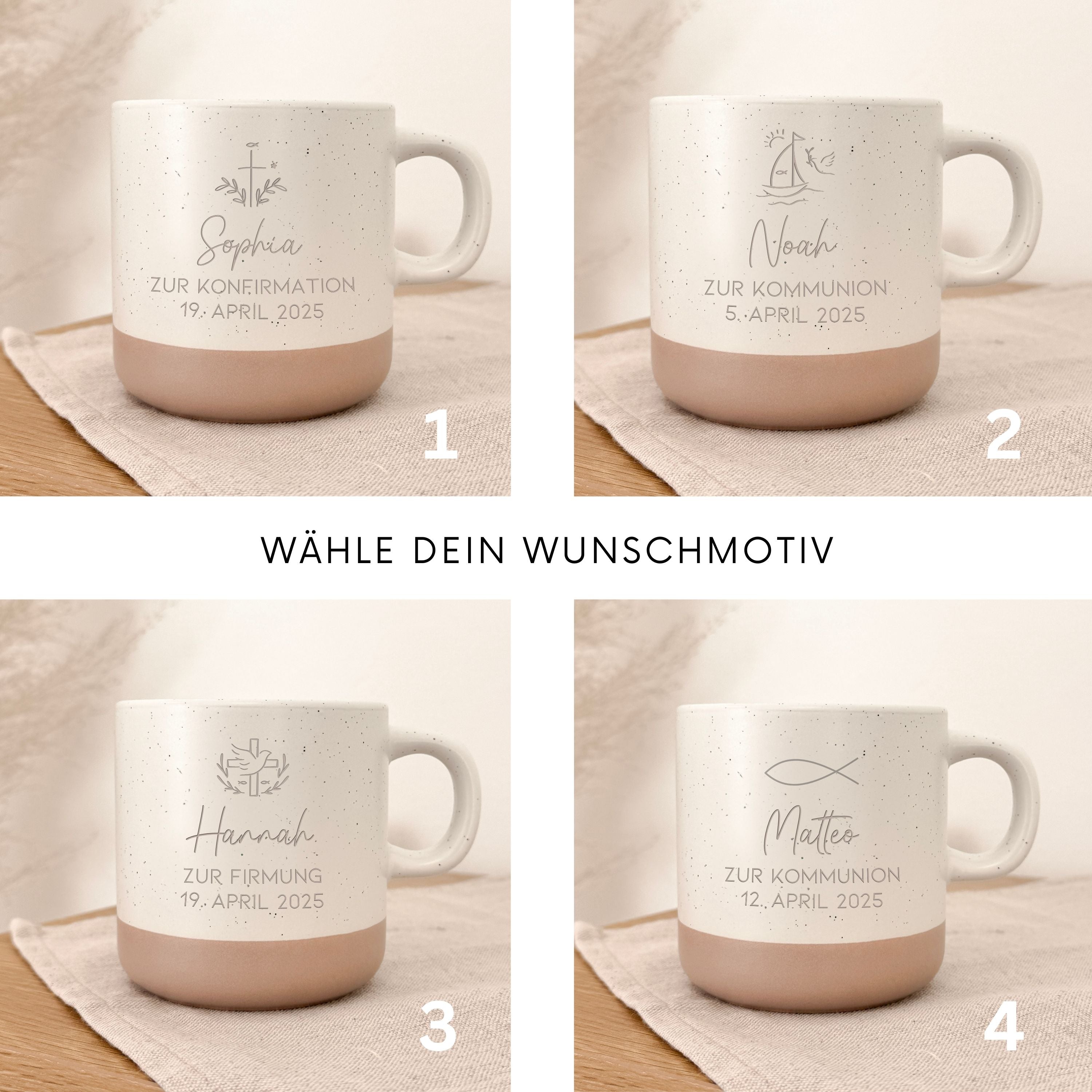 Tasse ·  Konfirmation, Kommunion, Taufe, Firmung