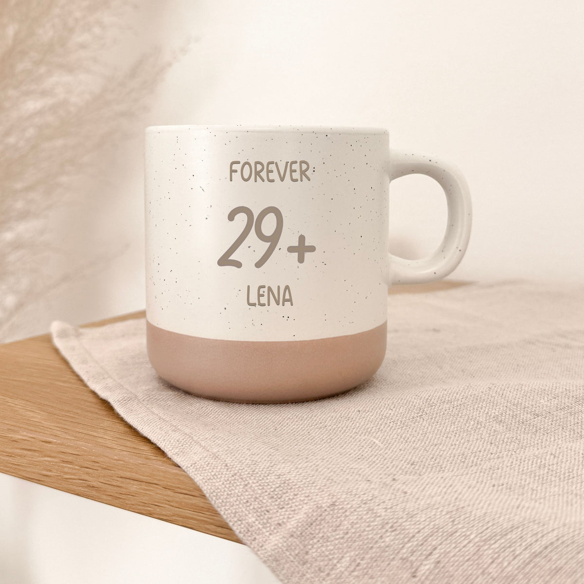 Tasse · Forever (Zahl) + Name