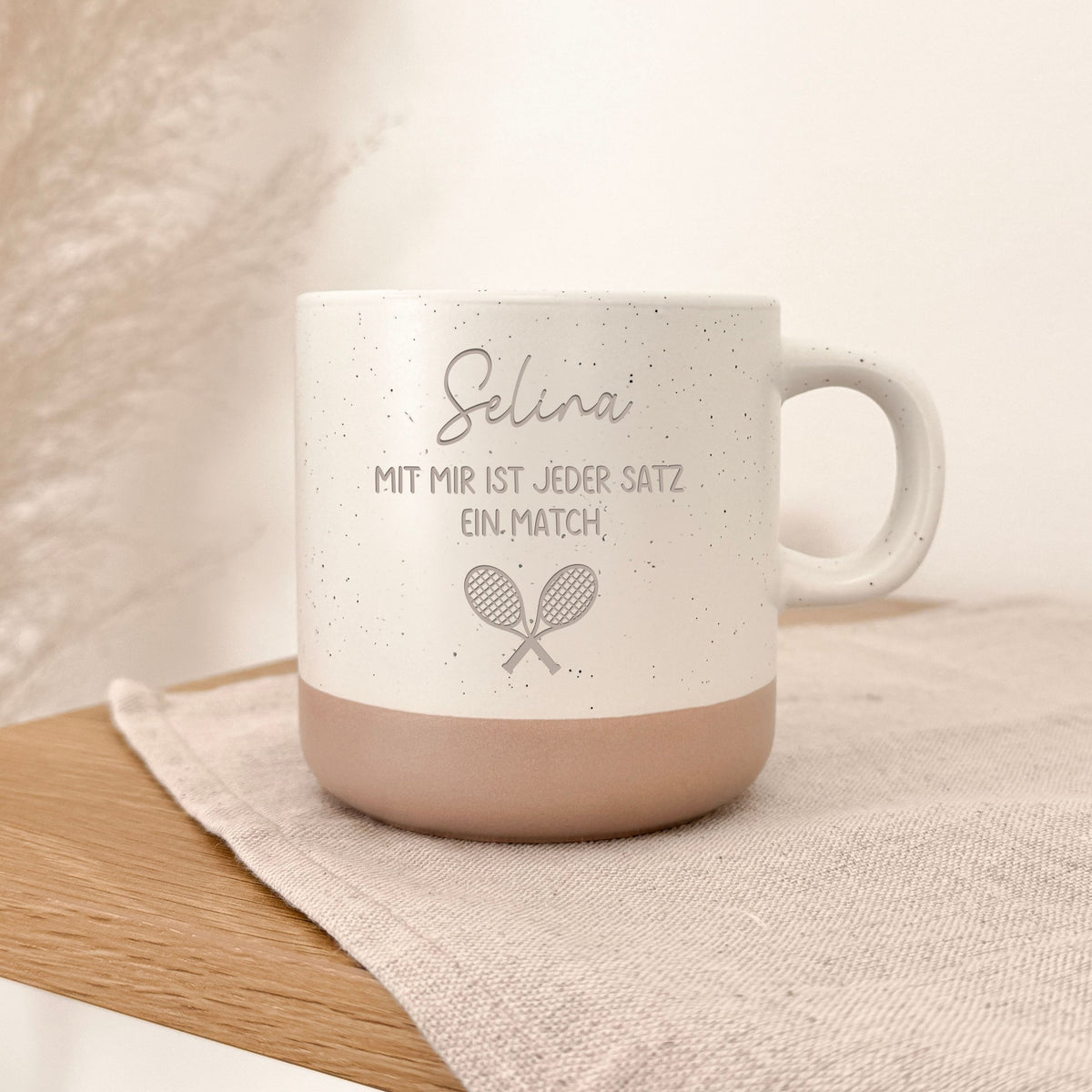 Tasse · Tennis Match + Name