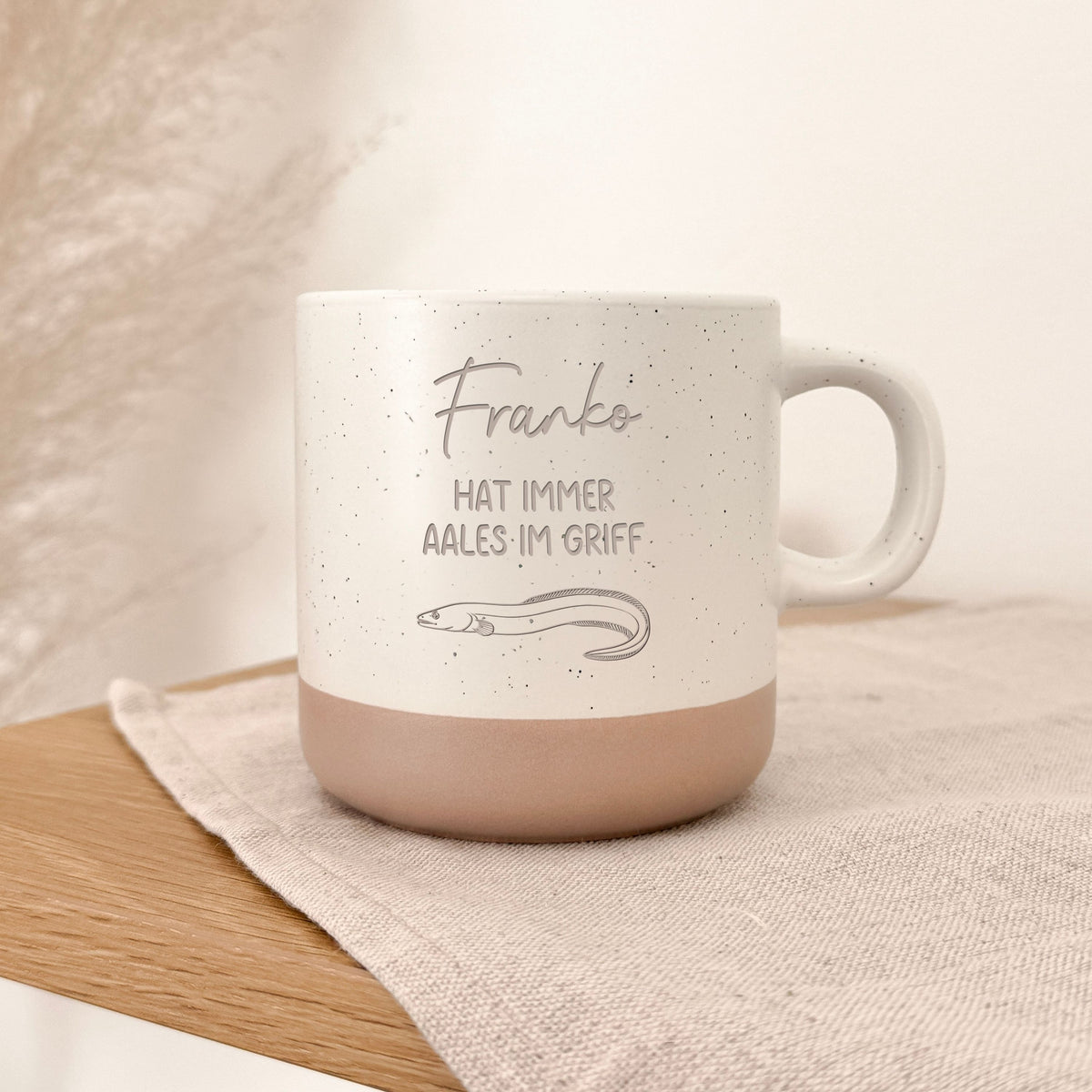 Tasse · Aales im Griff + Name