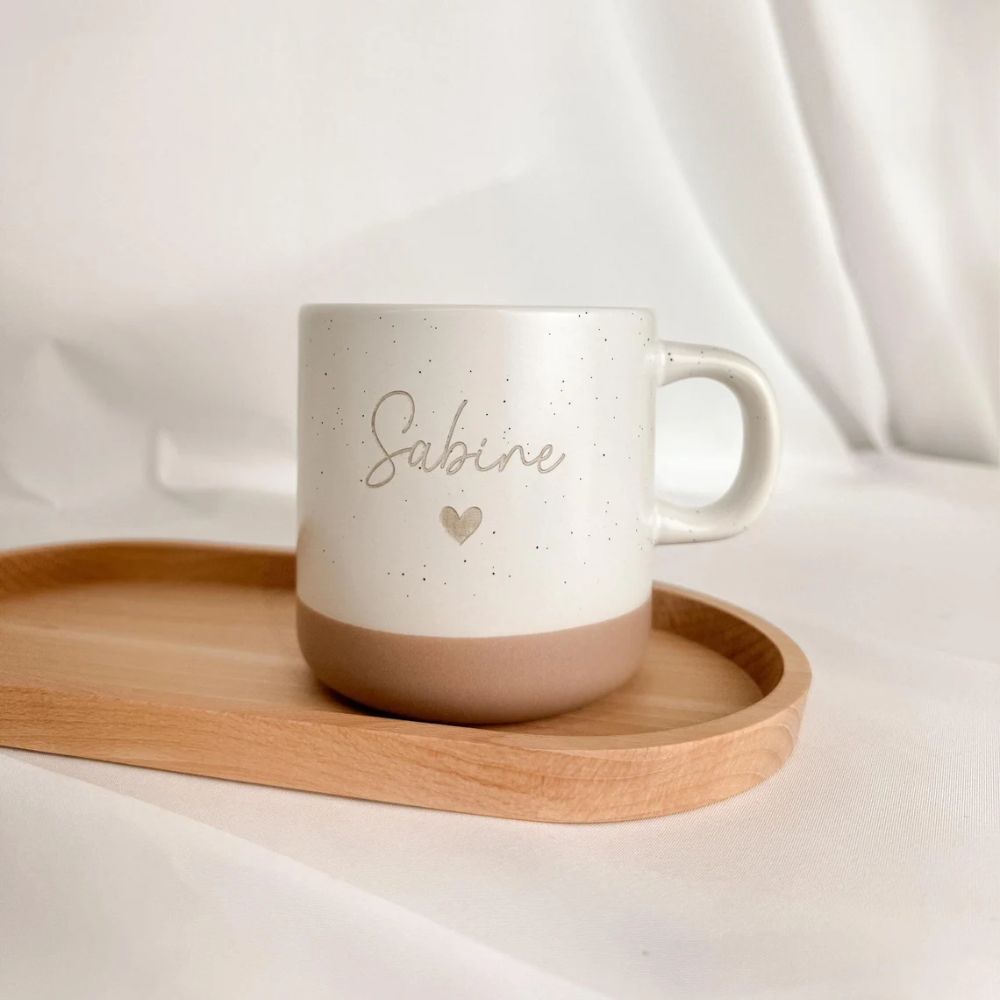 Tasse · Name mit Herz