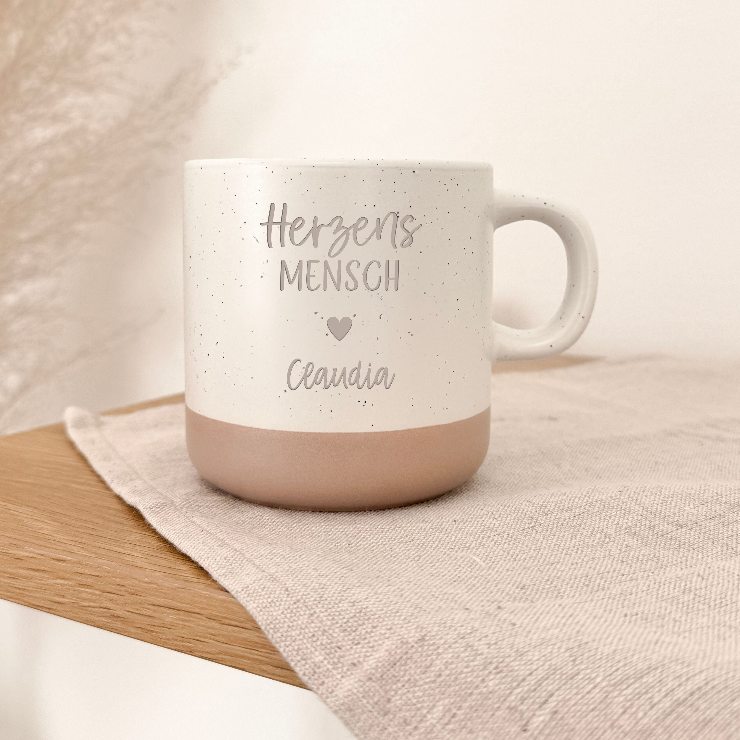 Tasse · Herzensmensch + Name
