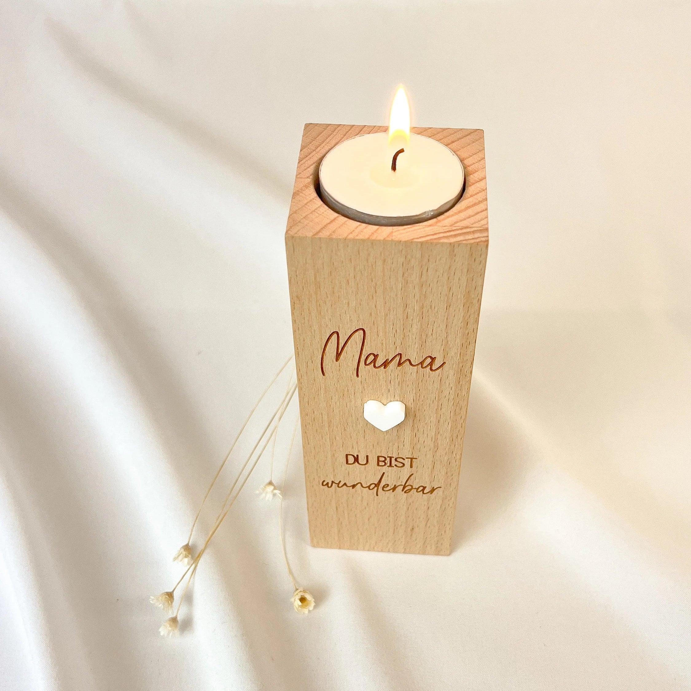 Kerzenhalter・Mama, du bist wunderbar