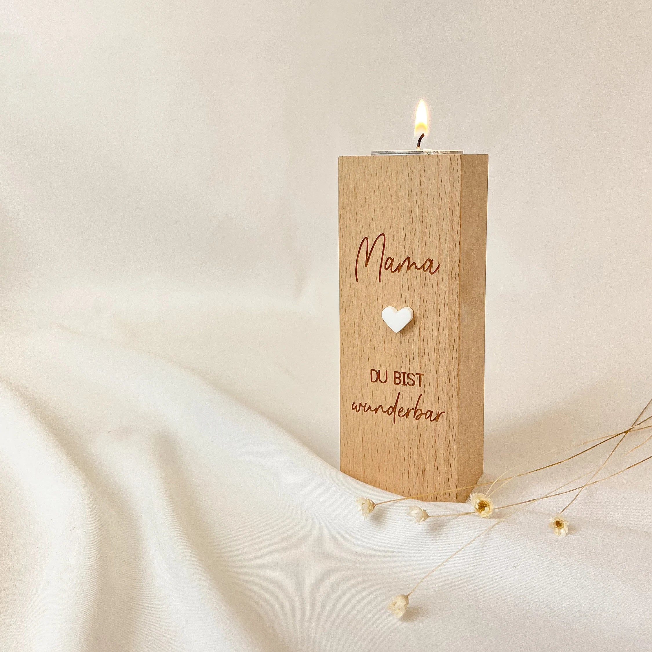 Kerzenhalter・Mama, du bist wunderbar