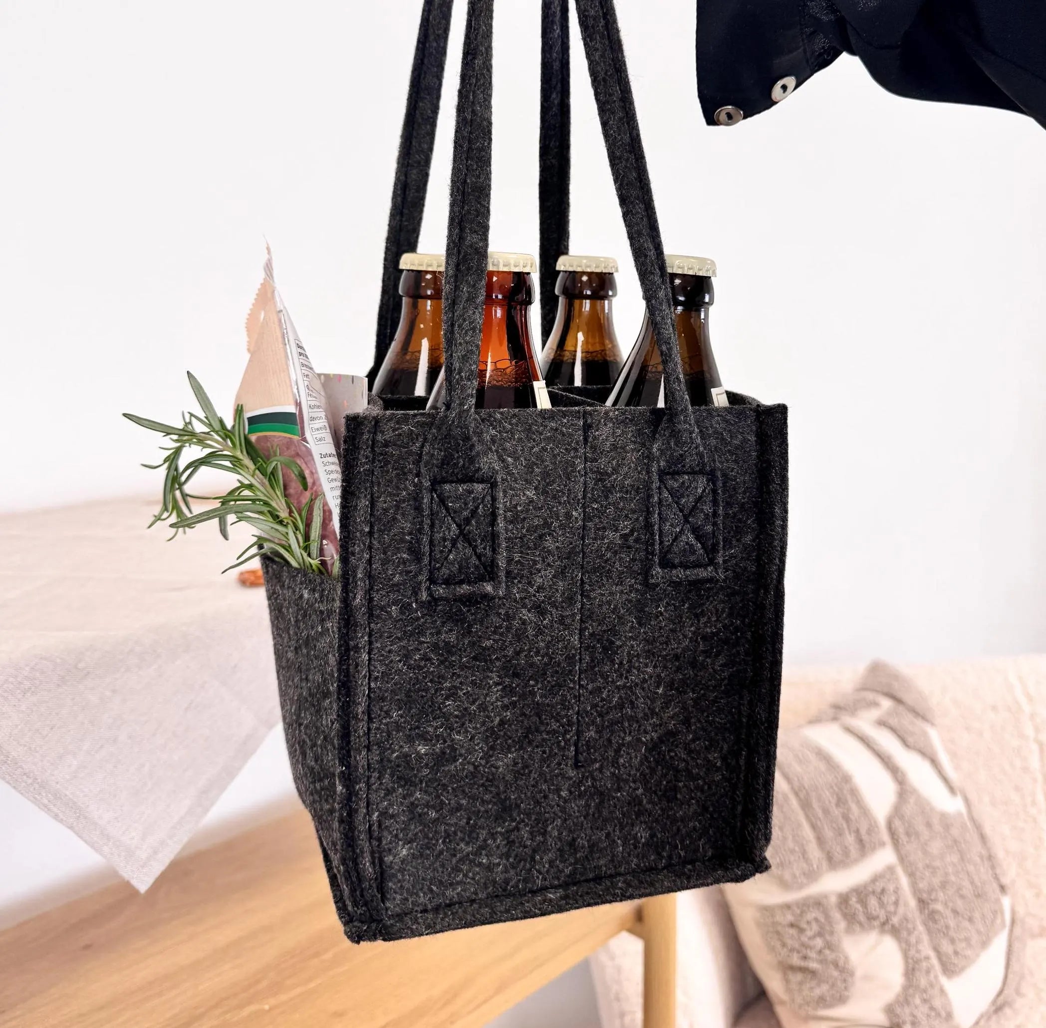Flaschenträger · Herrenhandtasche Jubiläum
