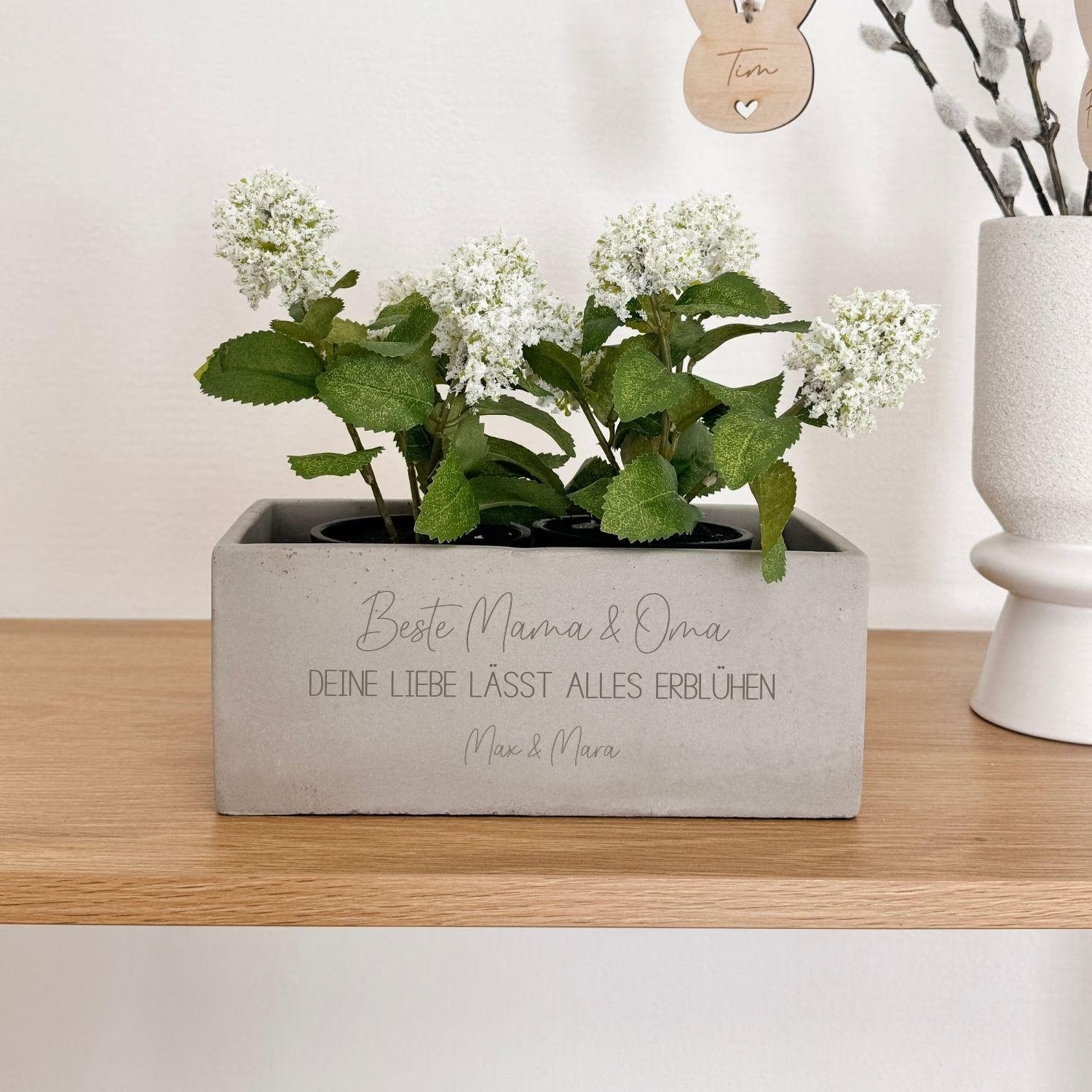 Blumentopf · Beste Mama & Oma (Groß)