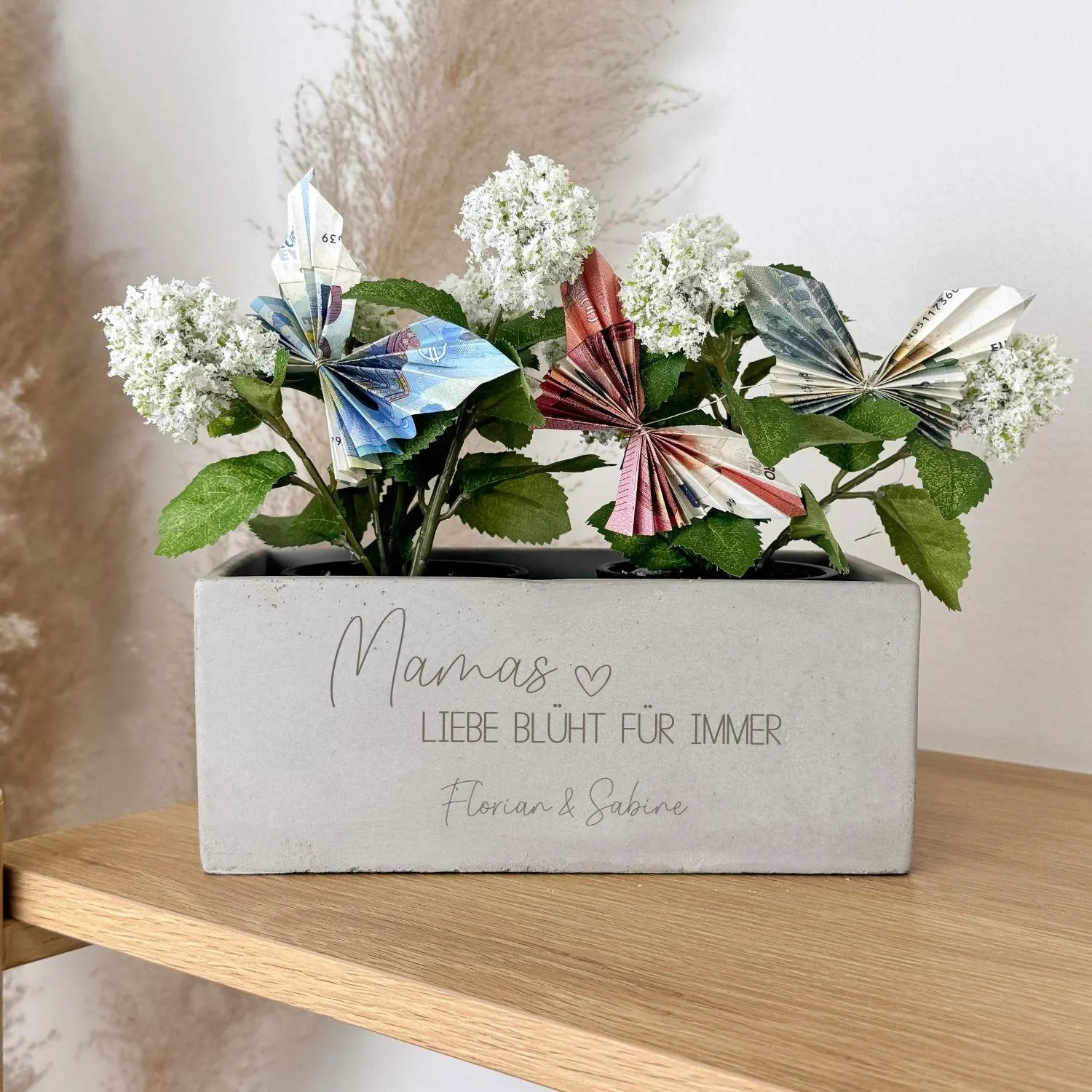 Blumentopf · Liebe Blüht für immer (Groß)