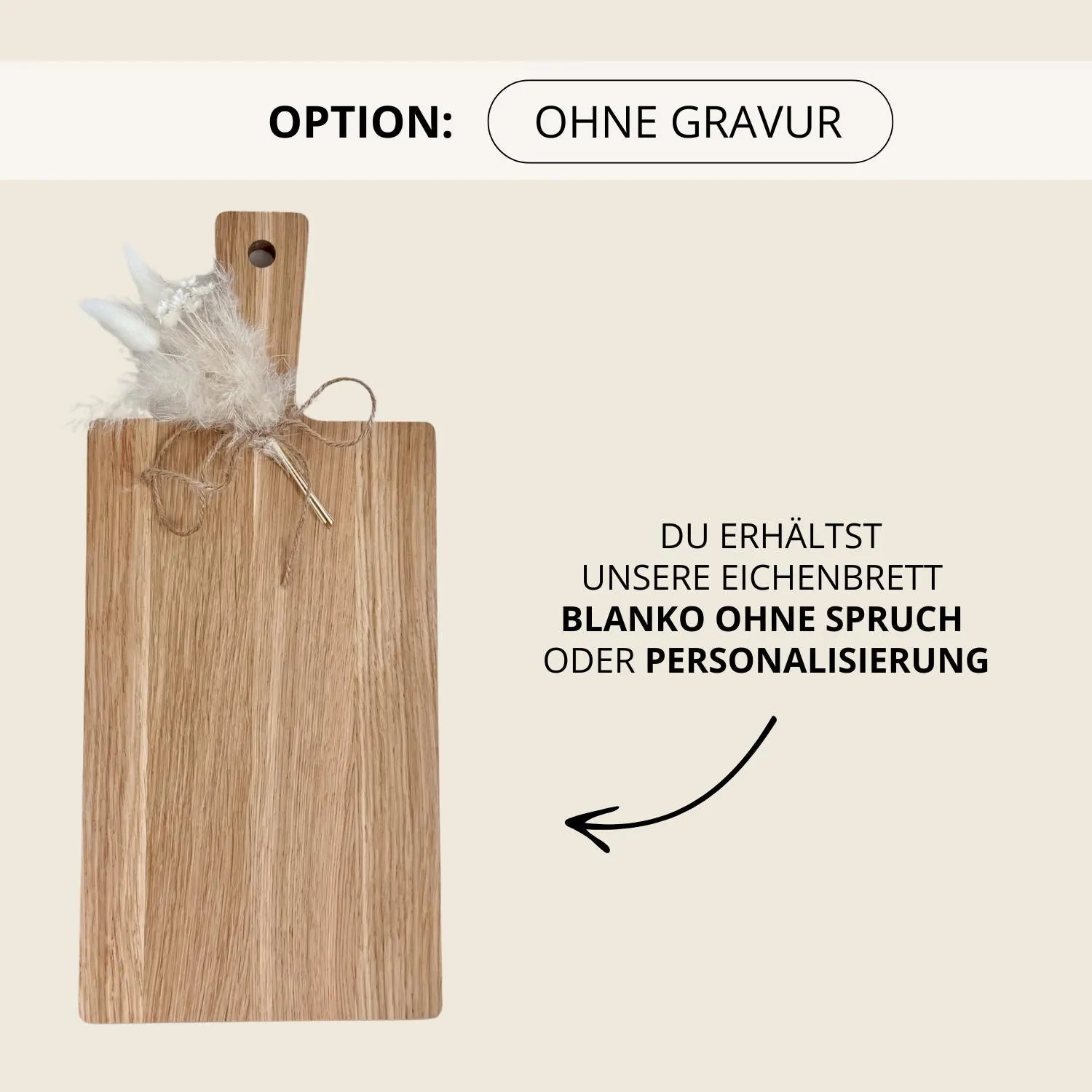 Eichenbrett · Hochzeitsgeschenk
