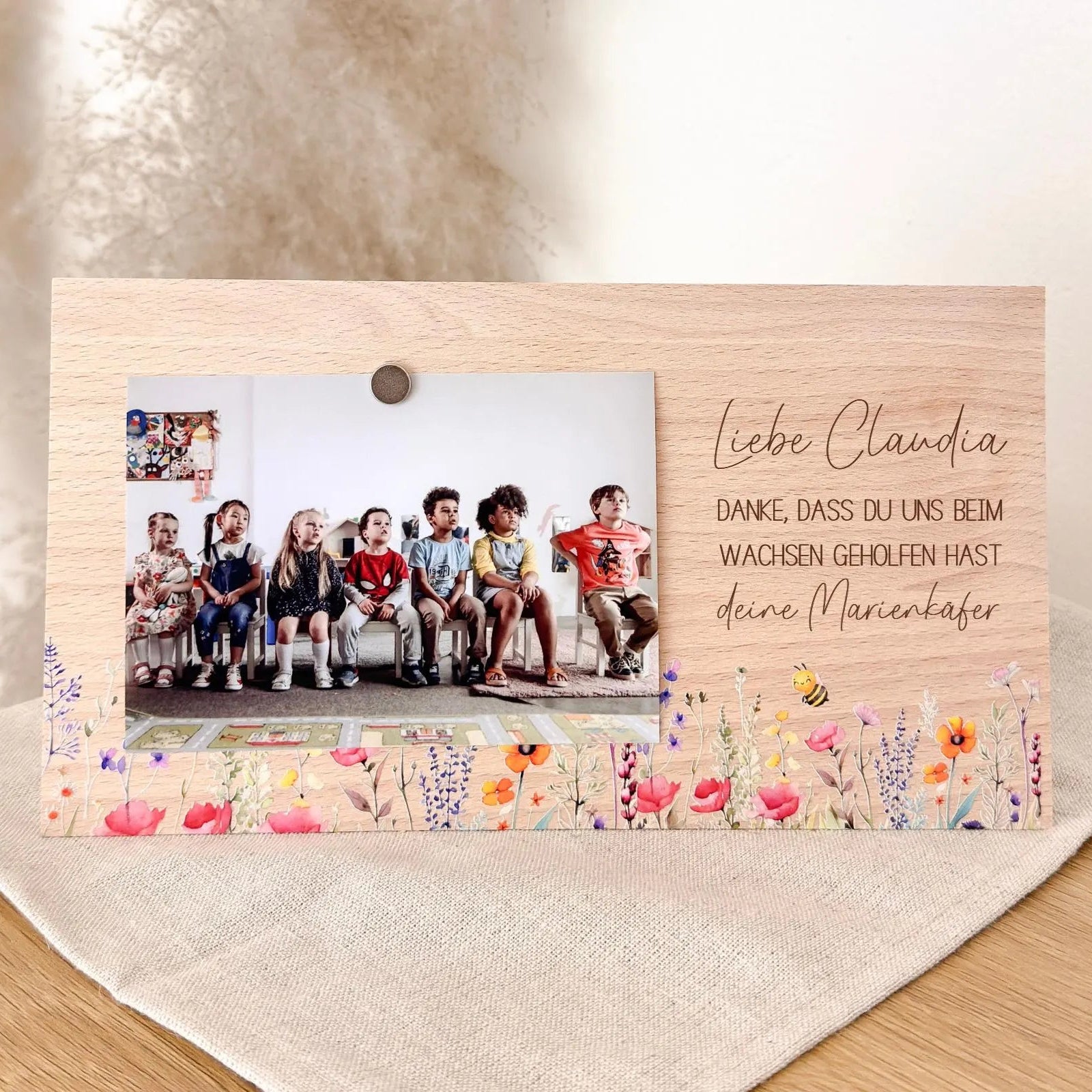 Fotoständer · Abschiedsgeschenk Erzieherin Lehrerin
