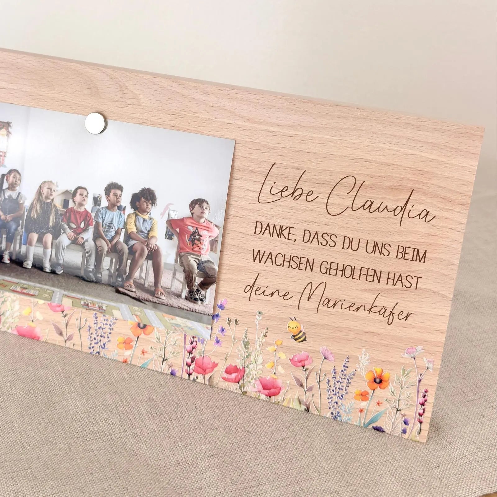 Fotoständer · Abschiedsgeschenk Erzieherin Lehrerin