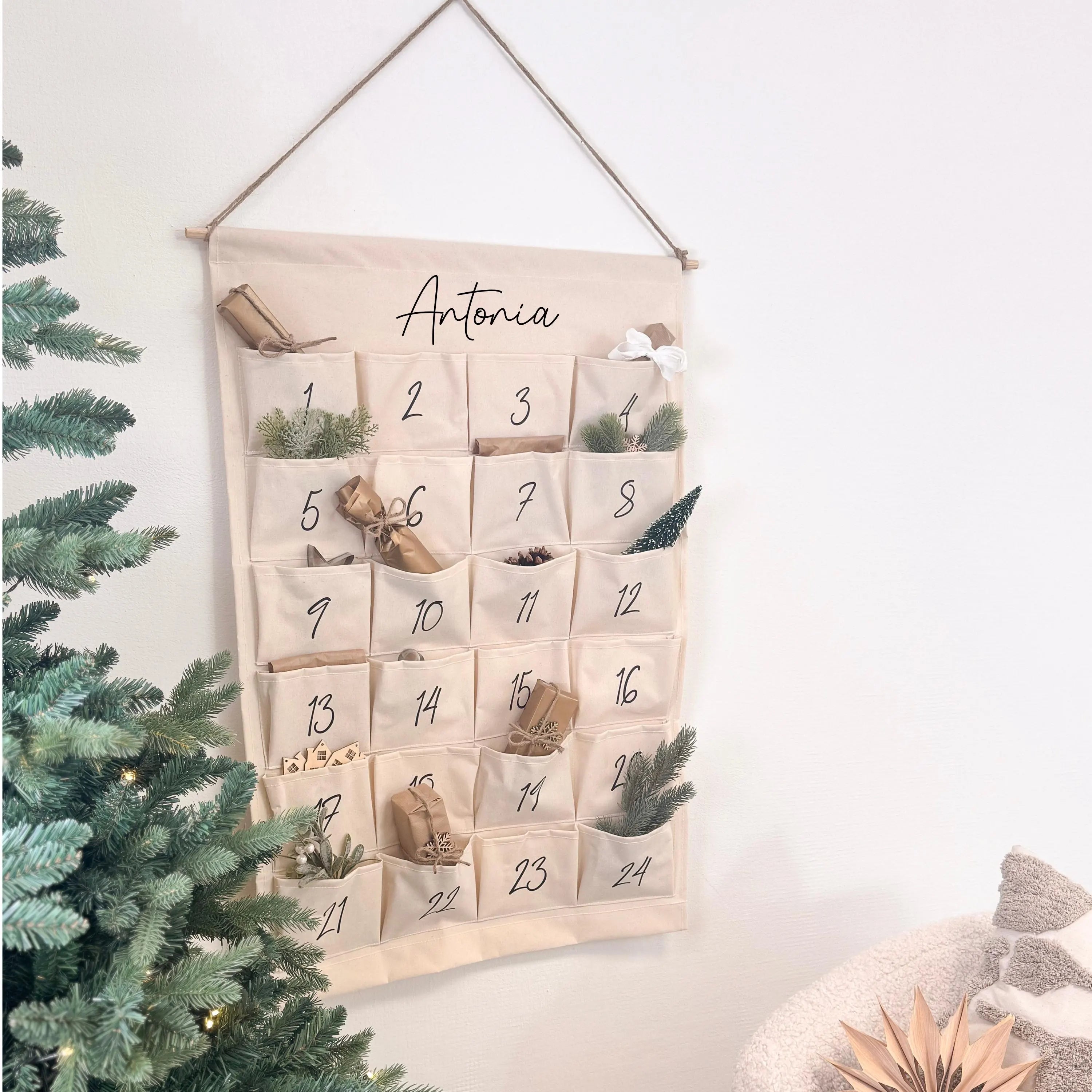 XXL Adventskalender · Name + Zahlen
