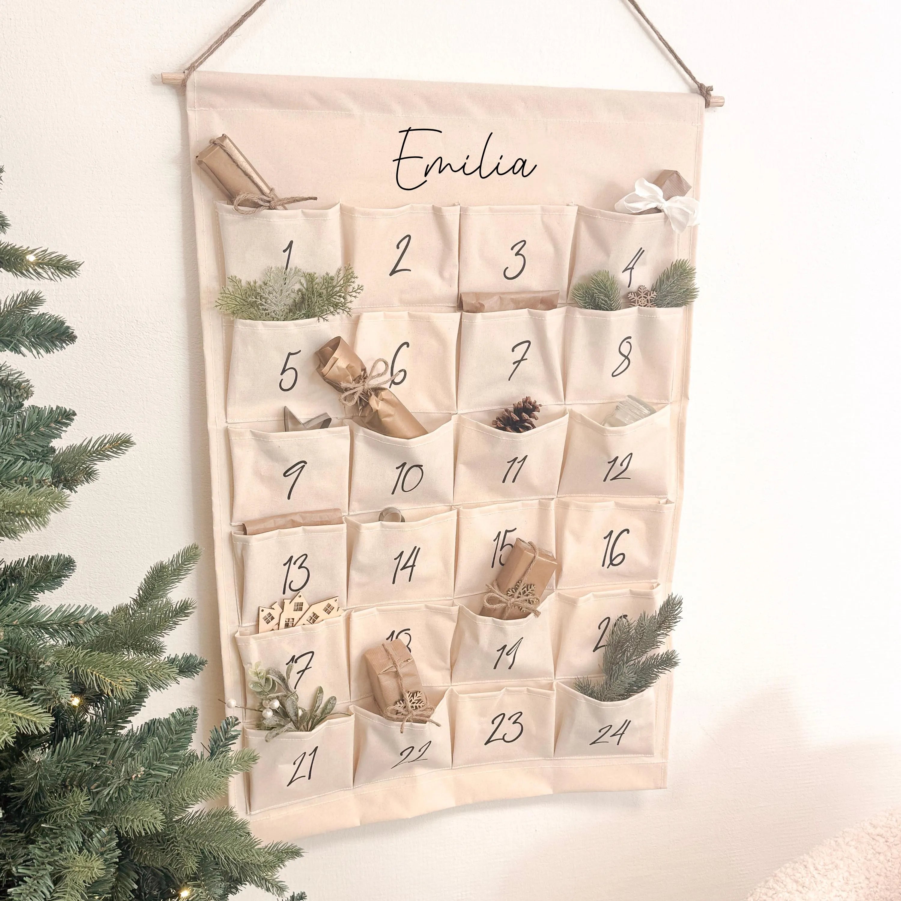 XXL Adventskalender · Name + Zahlen