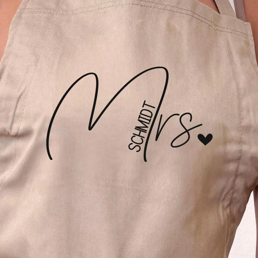 Mrs. & Mr. Schürze personalisiert