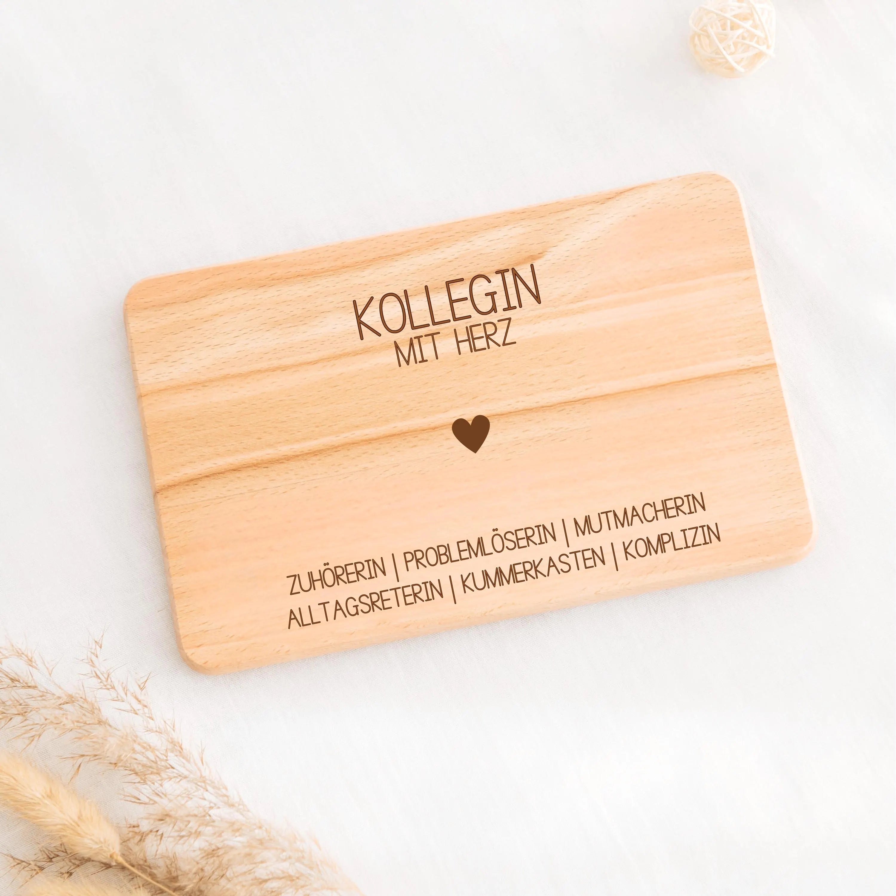 Brettchen · Kollegin mit Herz