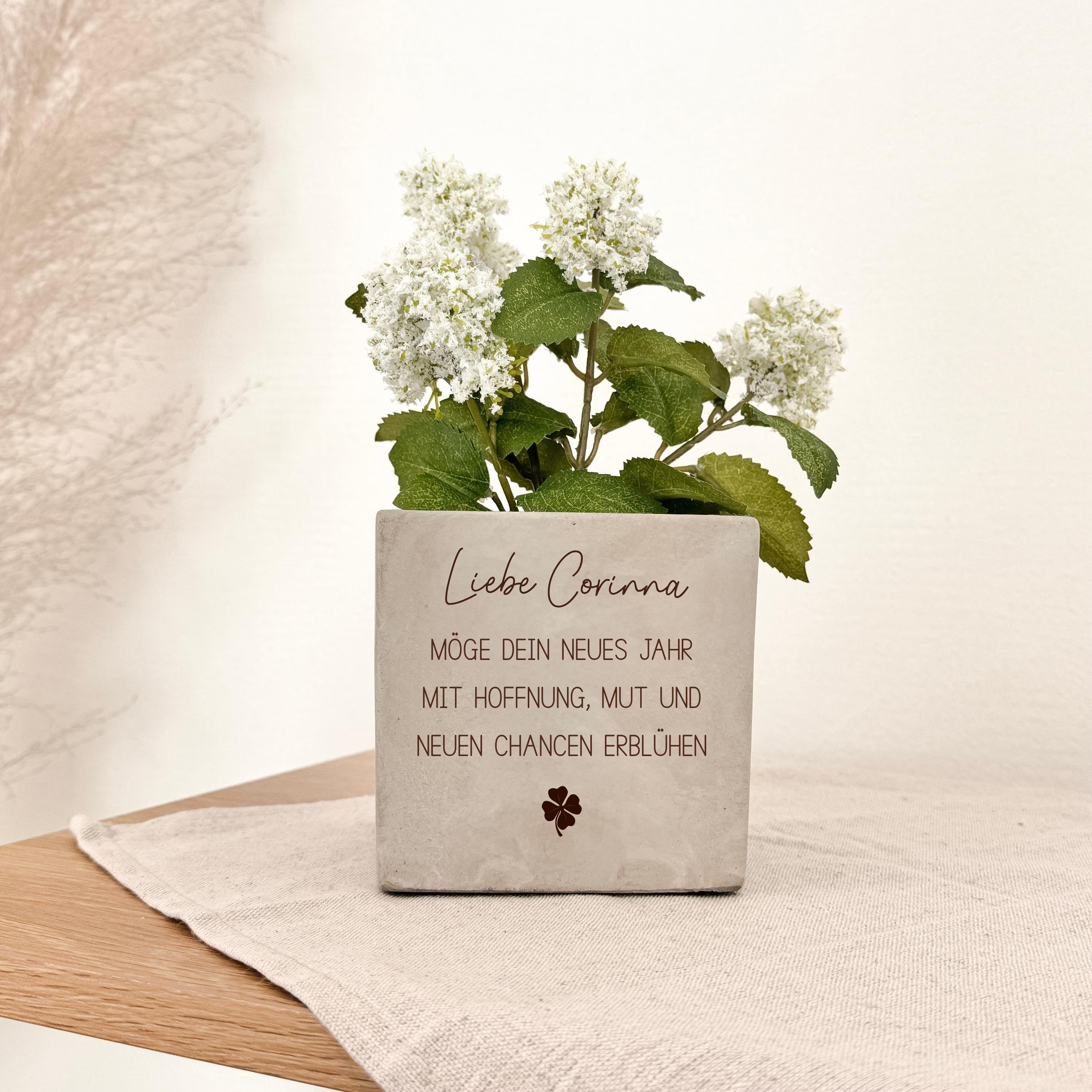 Blumentopf · Silvestergeschenk