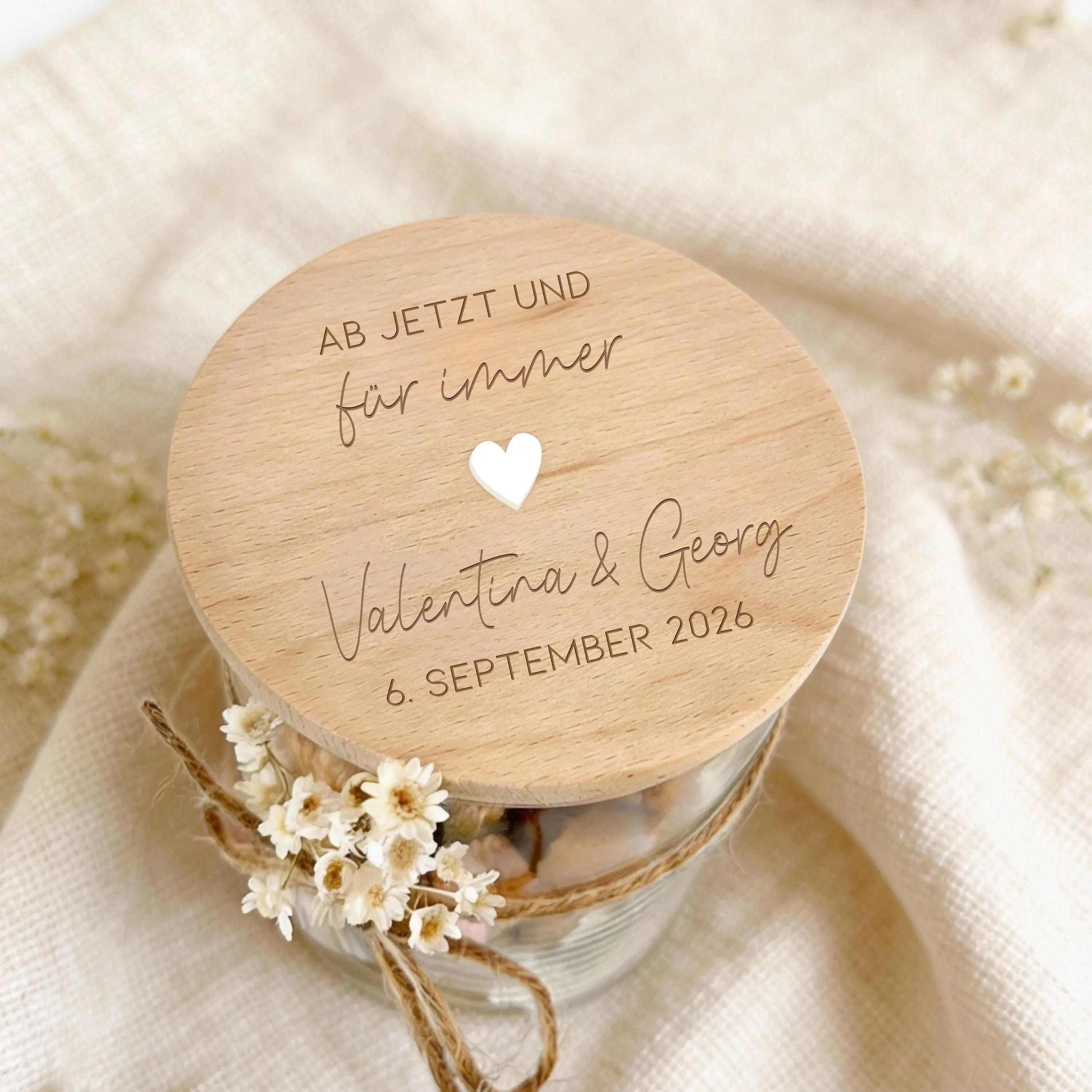 Vorratsglas · Ab jetzt und für immer