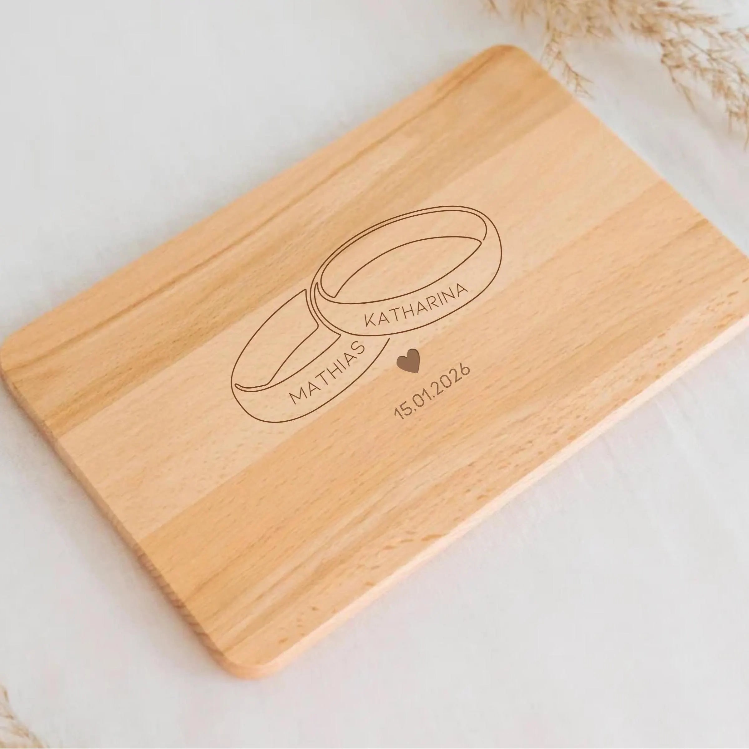 Brettchen · Name im Ehering