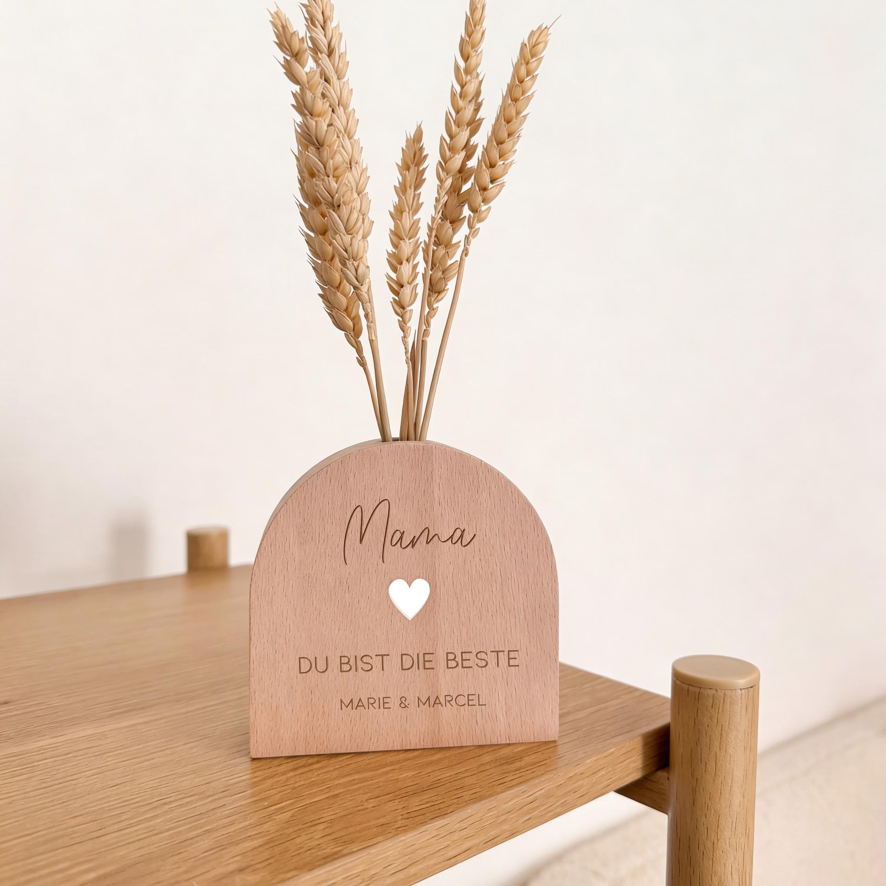 Holzvase · Mama - Du bist die Beste