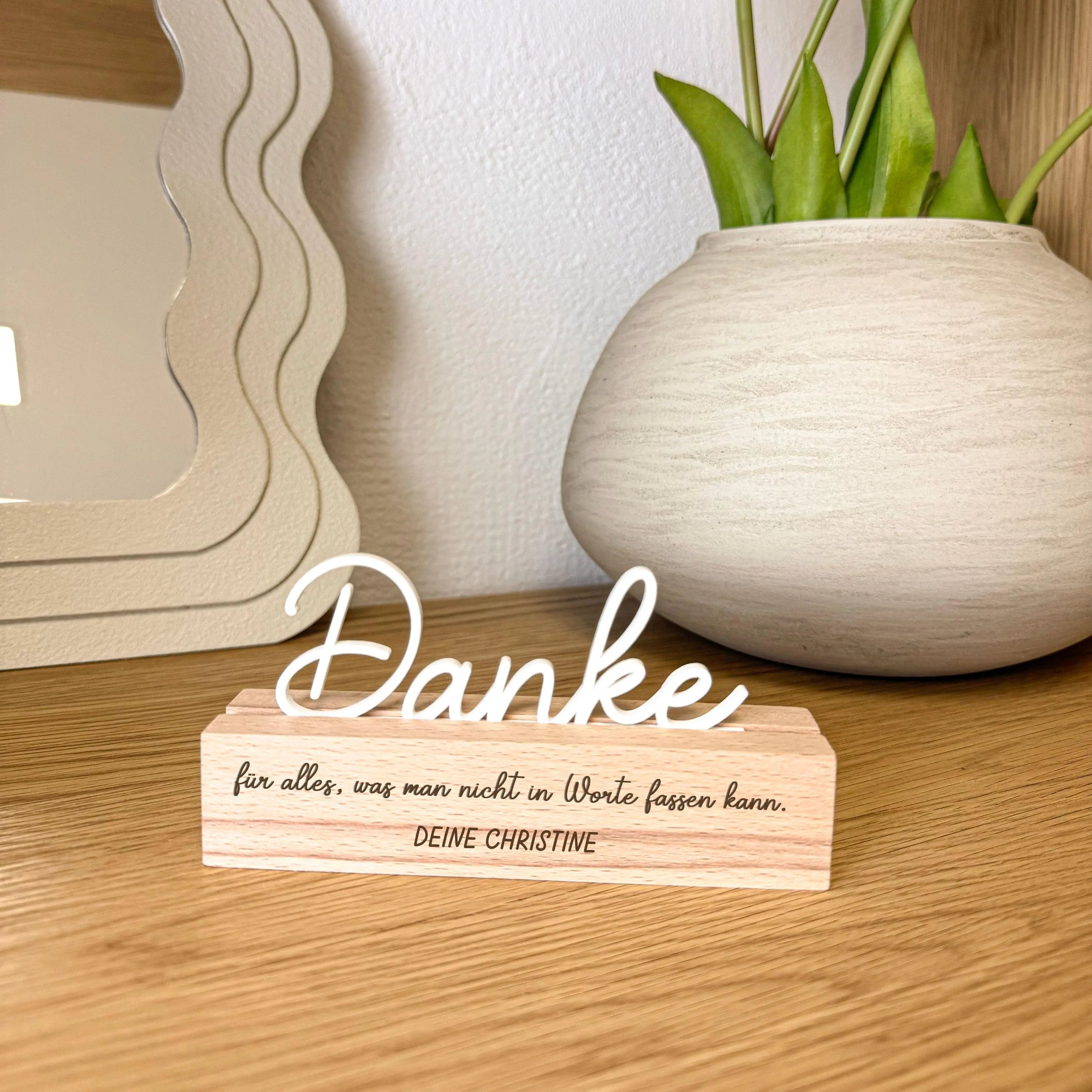 Fotohalter · Danke, dass du uns beim Wachsen geholfen hast
