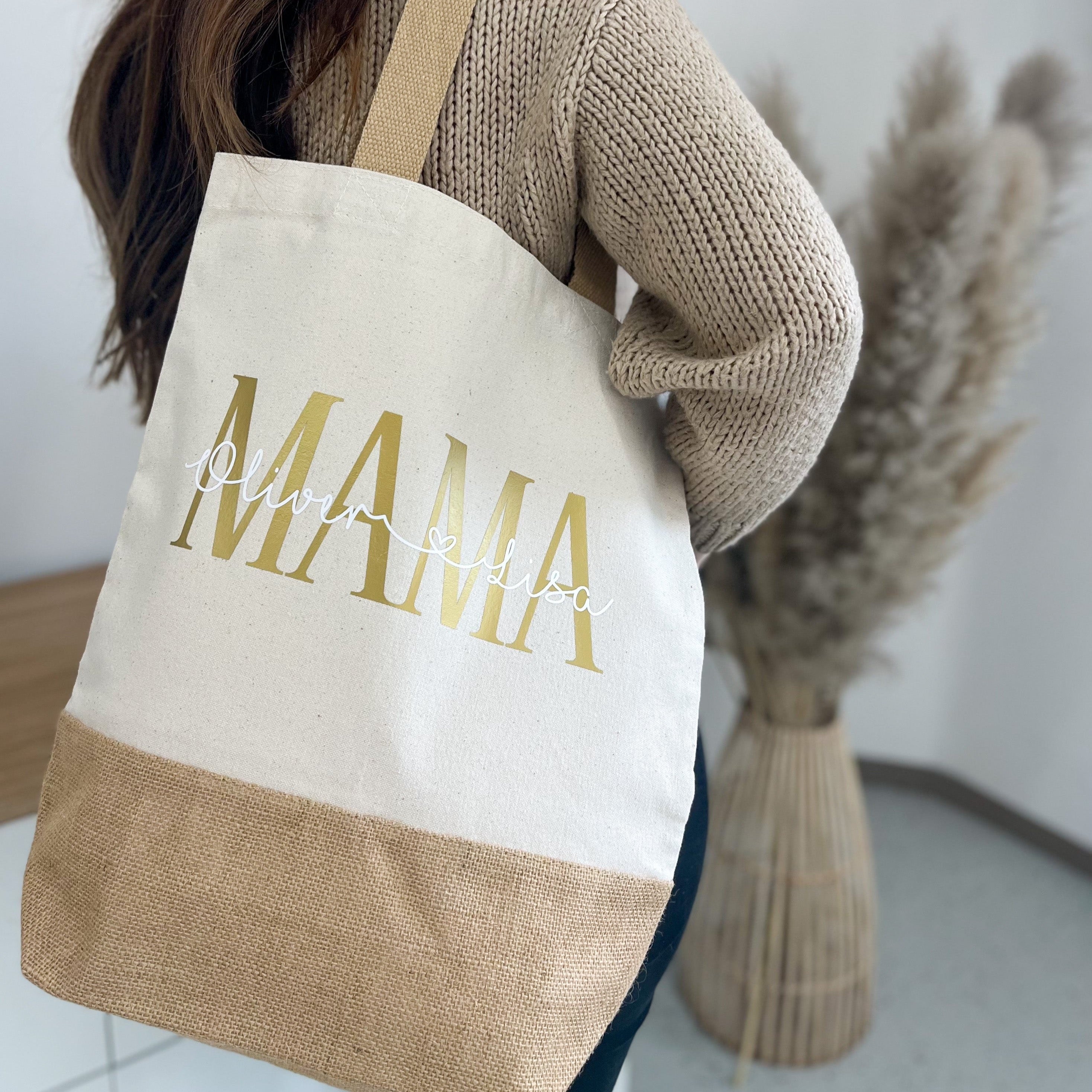 Jute Tasche · Mama mit Namen