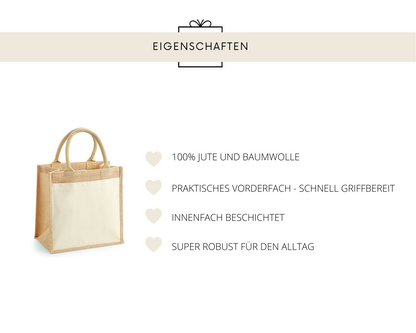 Jute Tasche "Tagesmutter mit Herz"