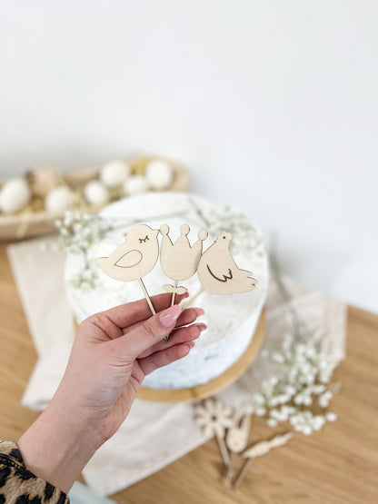 Oster Cake Topper Holz