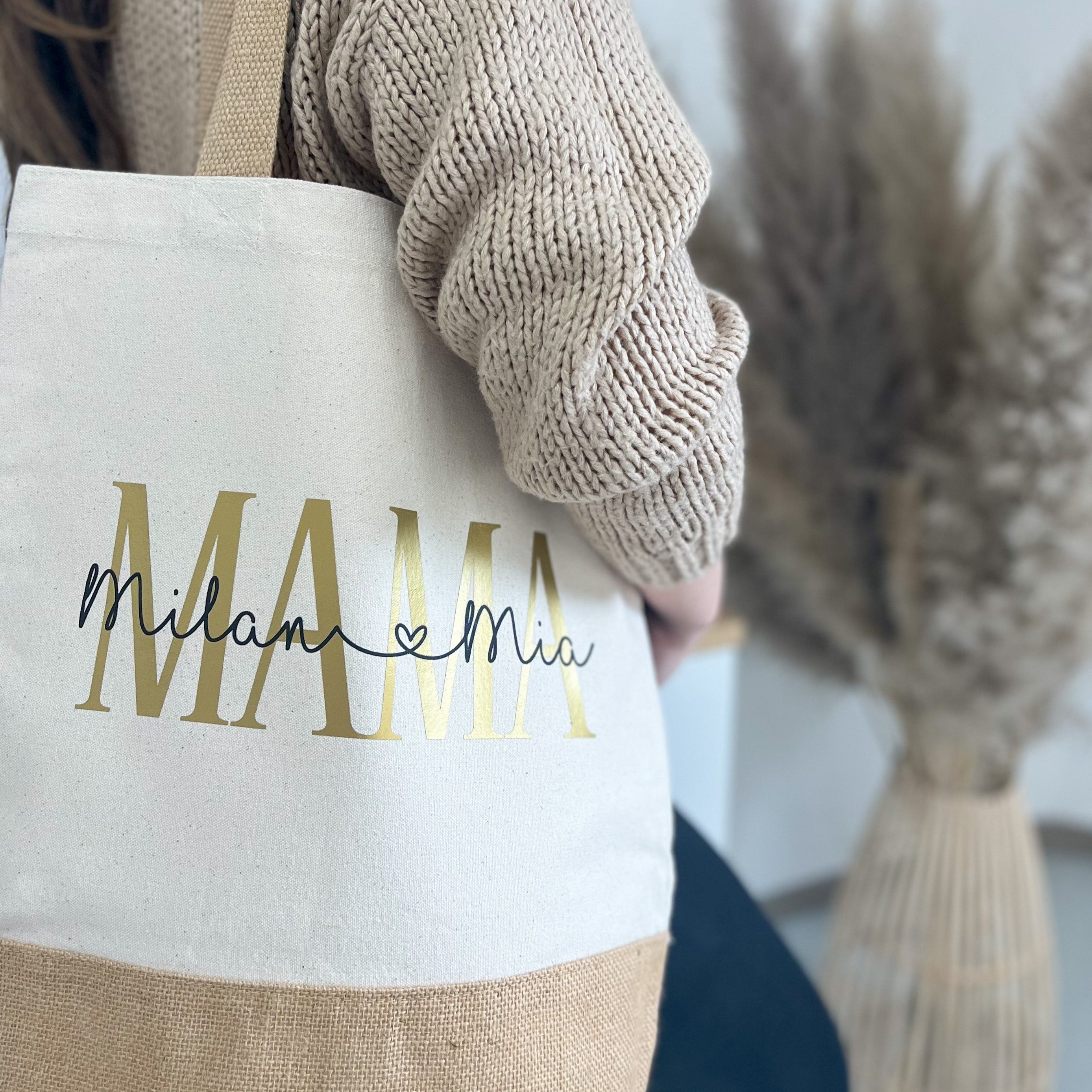 Jute Tasche · Mama mit Namen