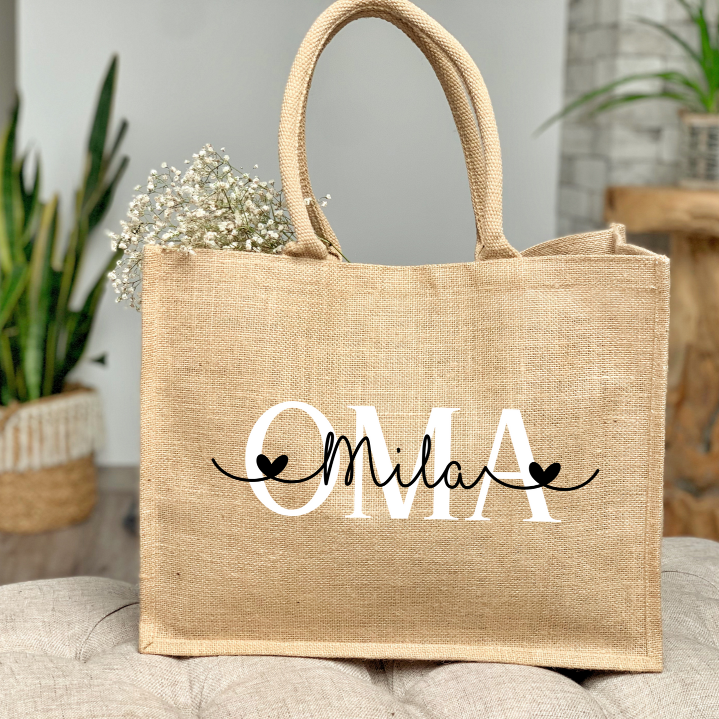 Oma Jute-Shopper