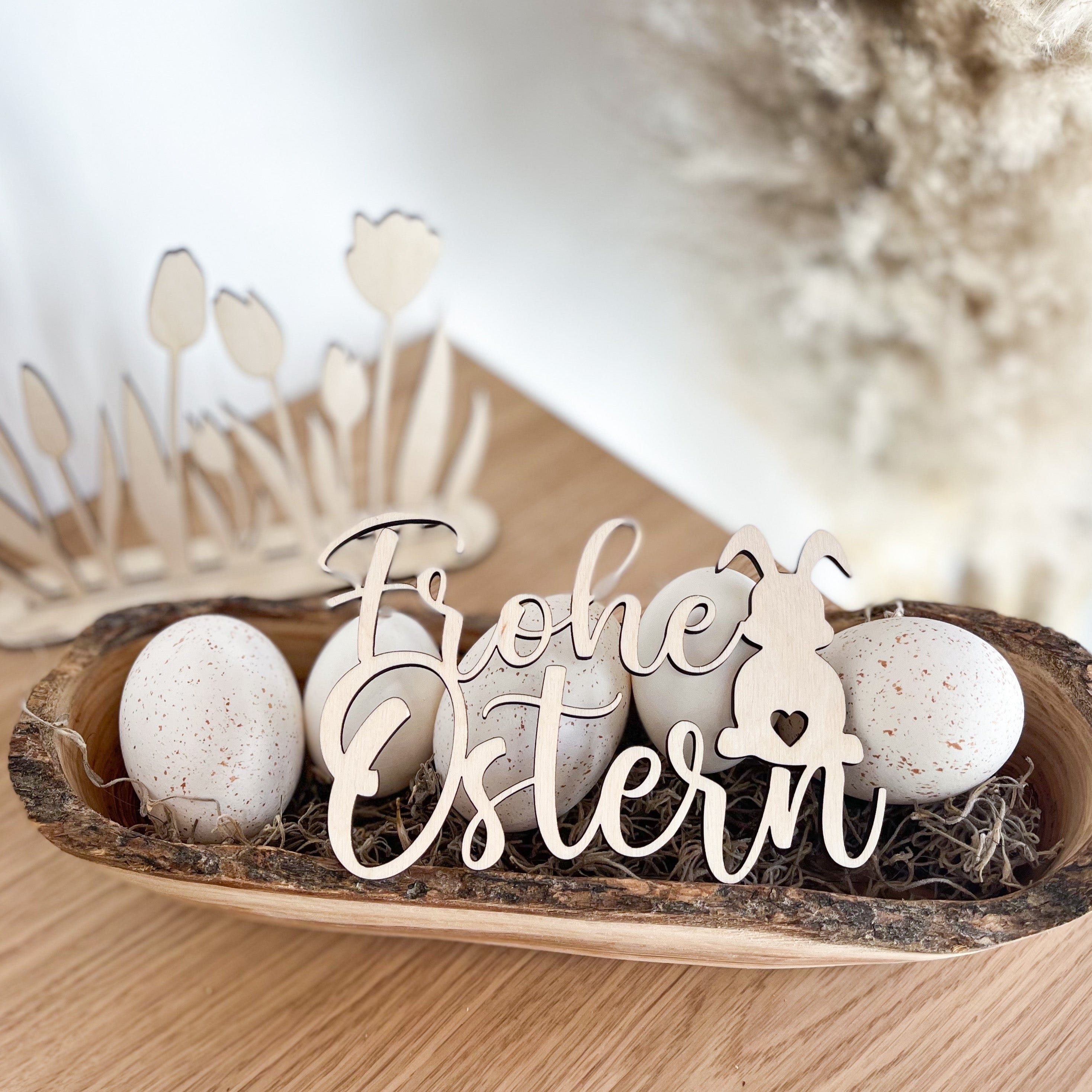 Osterdeko "Frohe Ostern"