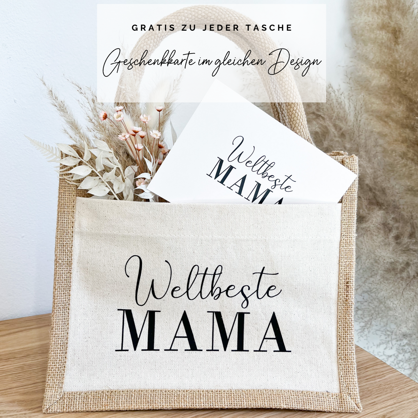 Jute Tasche "Weltbeste Mama"