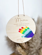 Personalisiertes Holzschild Mama