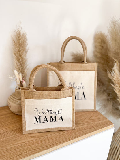 Jute Tasche "Weltbeste Mama"