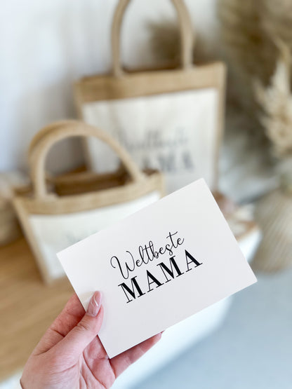 Jute Tasche "Weltbeste Mama"