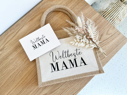 Jute Tasche "Weltbeste Mama"