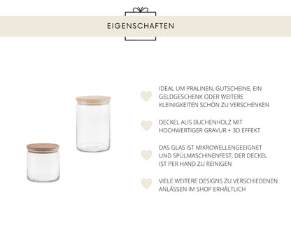 Vorratsglas Hochzeit